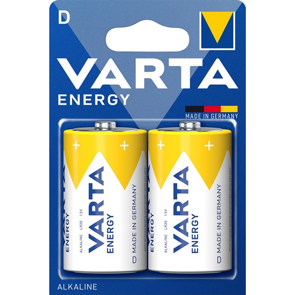 Varta 4120229412 Energy D (LR20) alkáli góliát elem 2db/bliszter