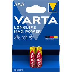 Varta 4703101412 Max Tech AAA alkáli mikro ceruza elem 2db/bliszter