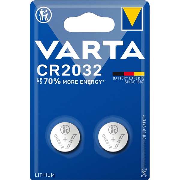 Varta 6032101402 CR2032 lítium gombelem 2db/bliszter