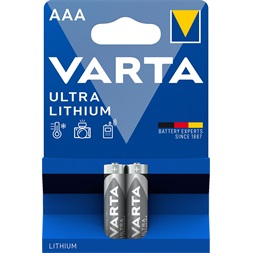 Varta 6103301402 Professional Lithium AAA (LR3) mikro ceruza elem 2db/bliszter