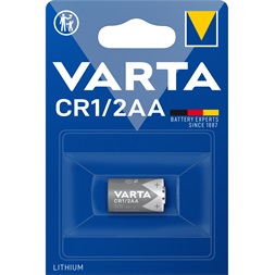 Varta 6127101401 CR 1/2 AA lithium fotó elem 1db/bliszter