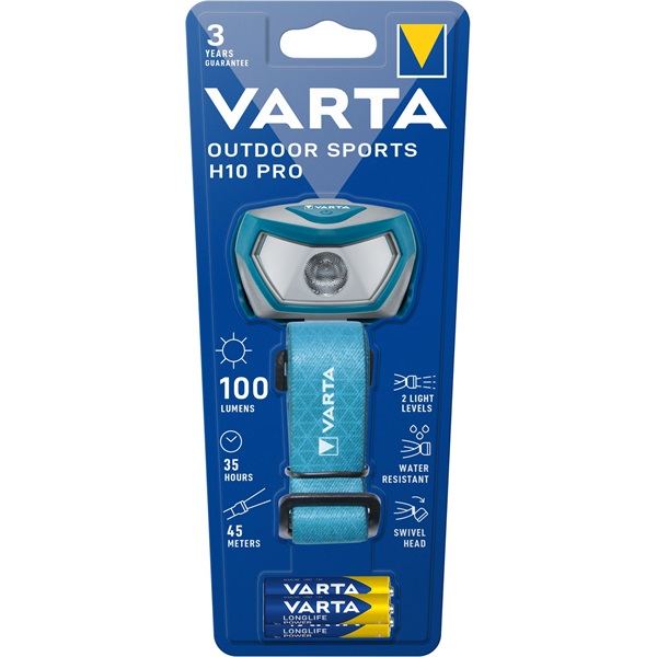 Varta Outdoor Sports H10 Pro 100lm fejlámpa