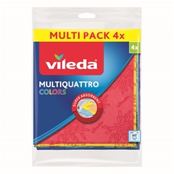 Vileda Multi Quattro törlőkendő 3+1db-os