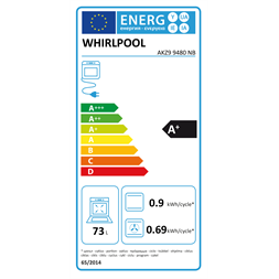 Whirlpool AKZ9 9480 NB fekete beépíthető sütő