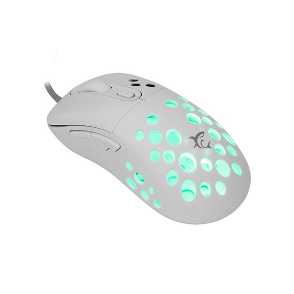 White Shark AZRAEL GM-5013W fehér gamer egér