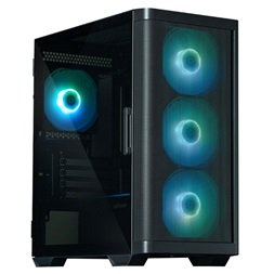 Zalman M4 fekete (táp nélküli) ablakos mATX ház