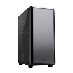 Zalman S4 fekete (táp nélküli) ablakos ATX ház