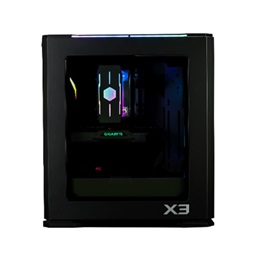 Zalman X3 fekete (táp nélküli) ablakos ATX ház