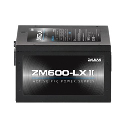 Zalman ZM600-LXII 600W ventillátorral dobozos tápegység