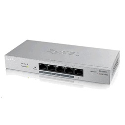 ZyXEL GS1005-HP 5port Gigabit LAN nem menedzselhető PoE+ Switch