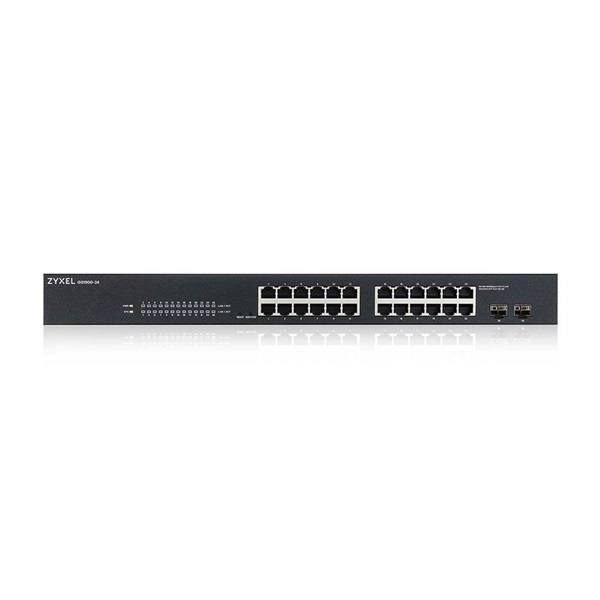 ZyXEL GS1900-24v2 24port GbE LAN smart menedzselhető switch